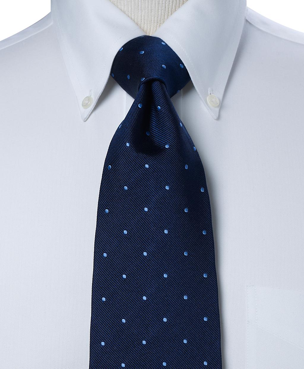 Lyst Brooks Brothers Dot Repp Tie in Blue for Men