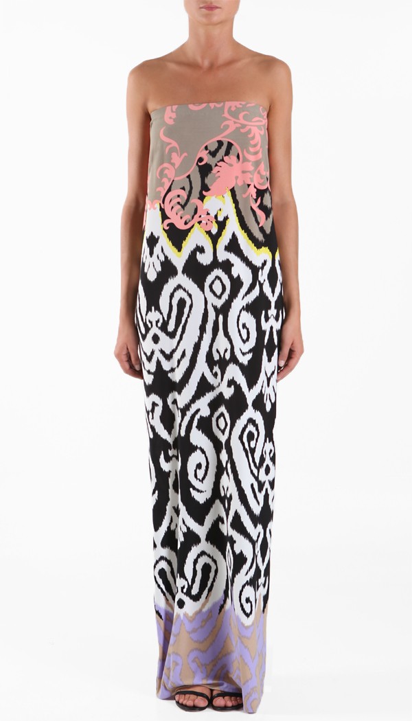 Lyst Tibi Jasmine Long Dress in Black