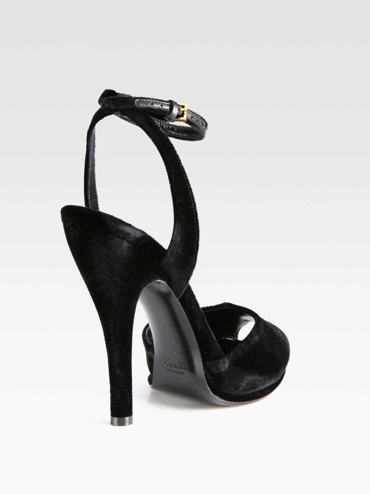 gucci velvet shoes