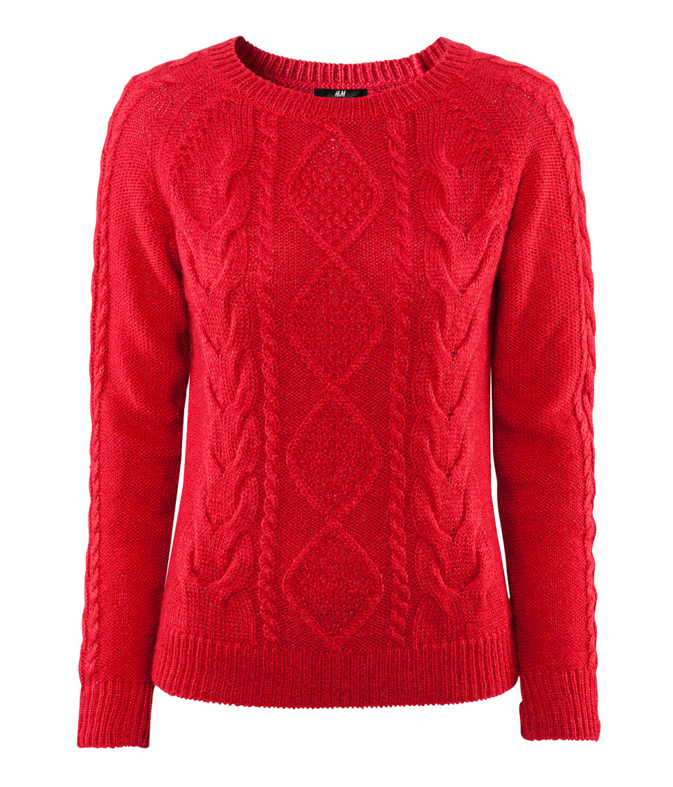 H&m Jumper in Red | Lyst