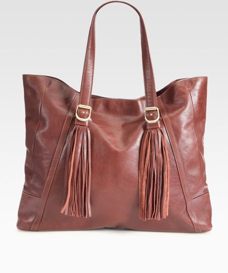 See By Chloé Twin Tassels Tote Bag in Brown (sienna) | Lyst