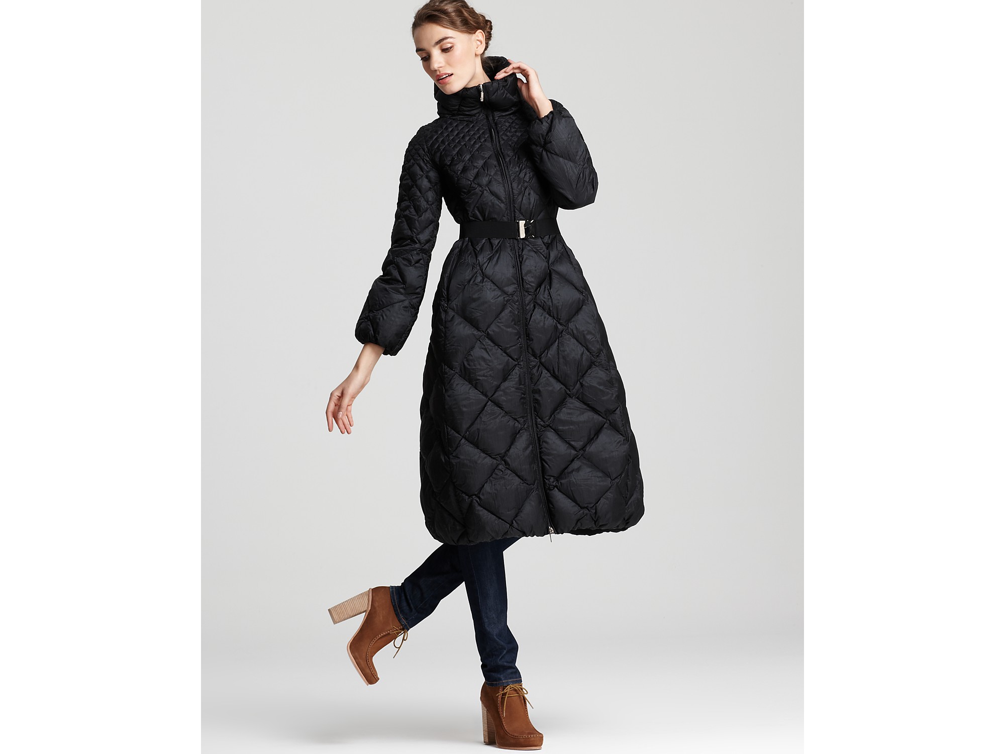 moncler long quilted down coat moncler long quilted down coat