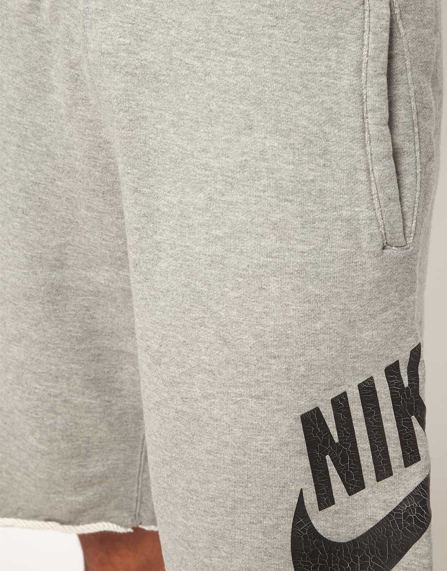 short nike sweat shorts