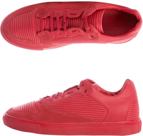 Balenciaga All Red Low Trainers in Red for Men | Lyst