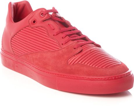 Balenciaga All Red Low Trainers in Red for Men | Lyst