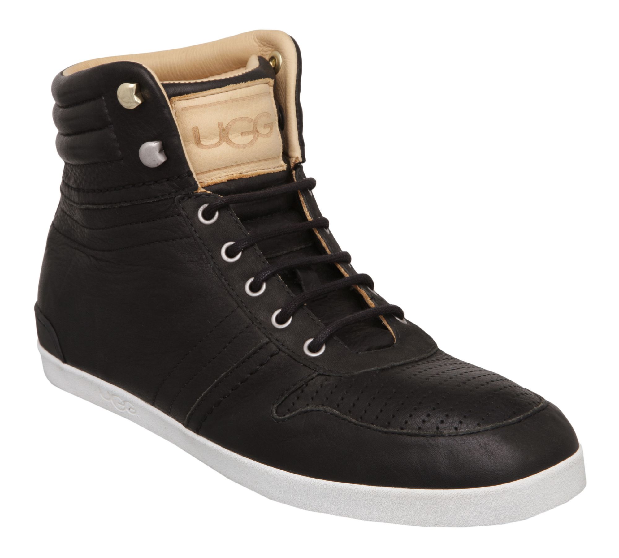 uggs black high top