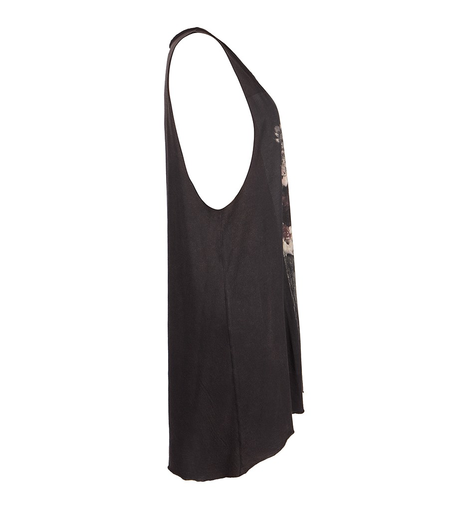 Lyst Allsaints Wreathed Vest in Black