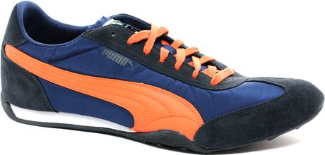 Puma 76 Runner Nylon Trainers in Blue for Men (orange) | Lyst