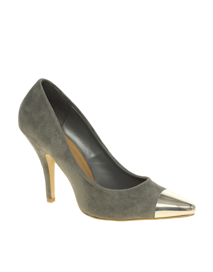 charcoal gray high heels