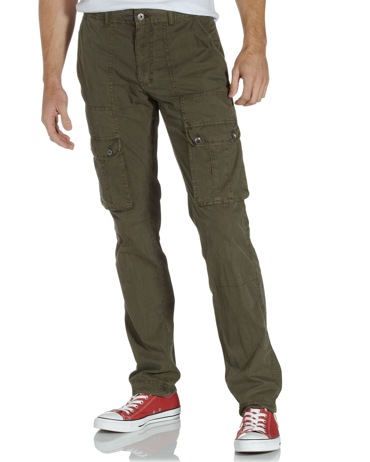 Lyst - Converse Cargo Pants in Green for Men