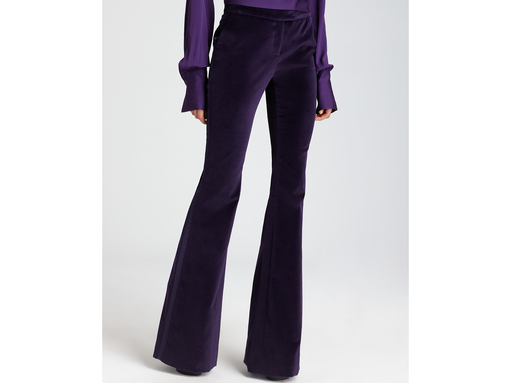 Rachel Zoe Pants Hutton Tuxedo in Blue (eggplant) | Lyst