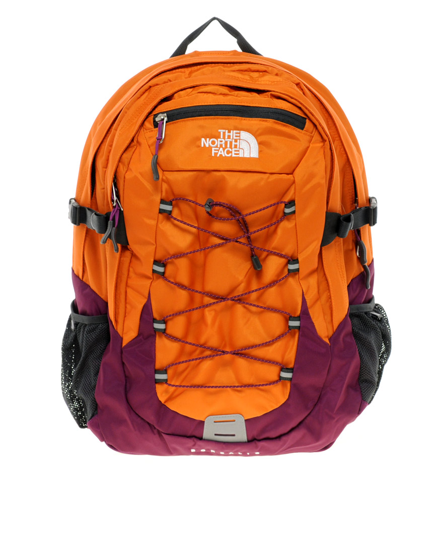 The north face Borealis Backpack in Orange for Men | Lyst