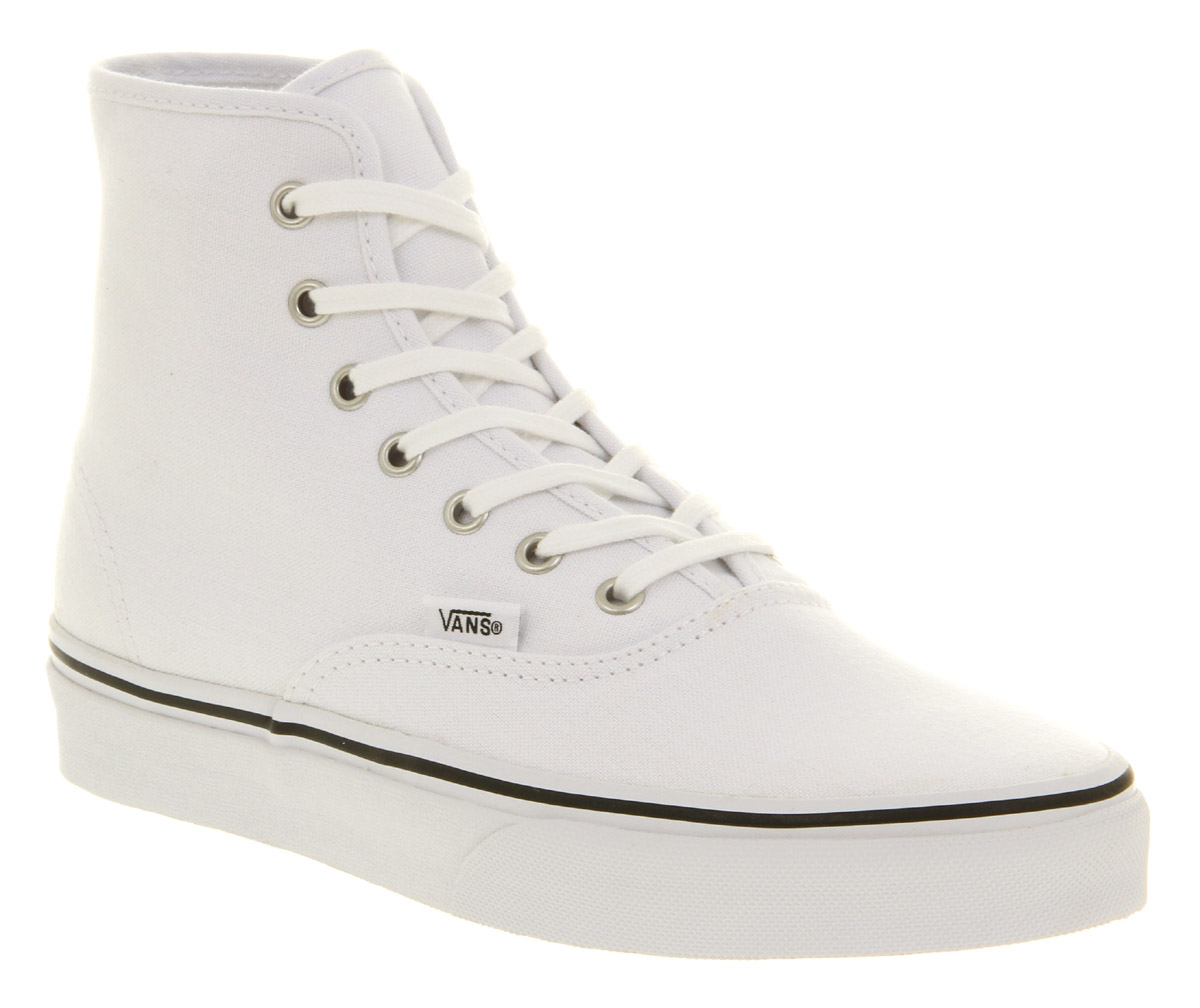 Vans White Authentic Hi White Canvas Product 1 4288301 683603683 