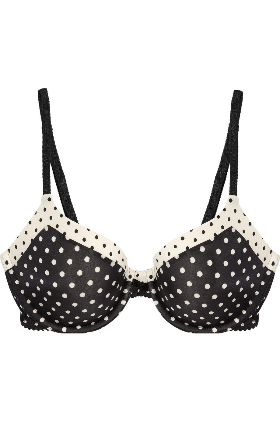 Lyst Calvin Klein Girl Mix A Lot Polka Dot Molded Bra In Black 