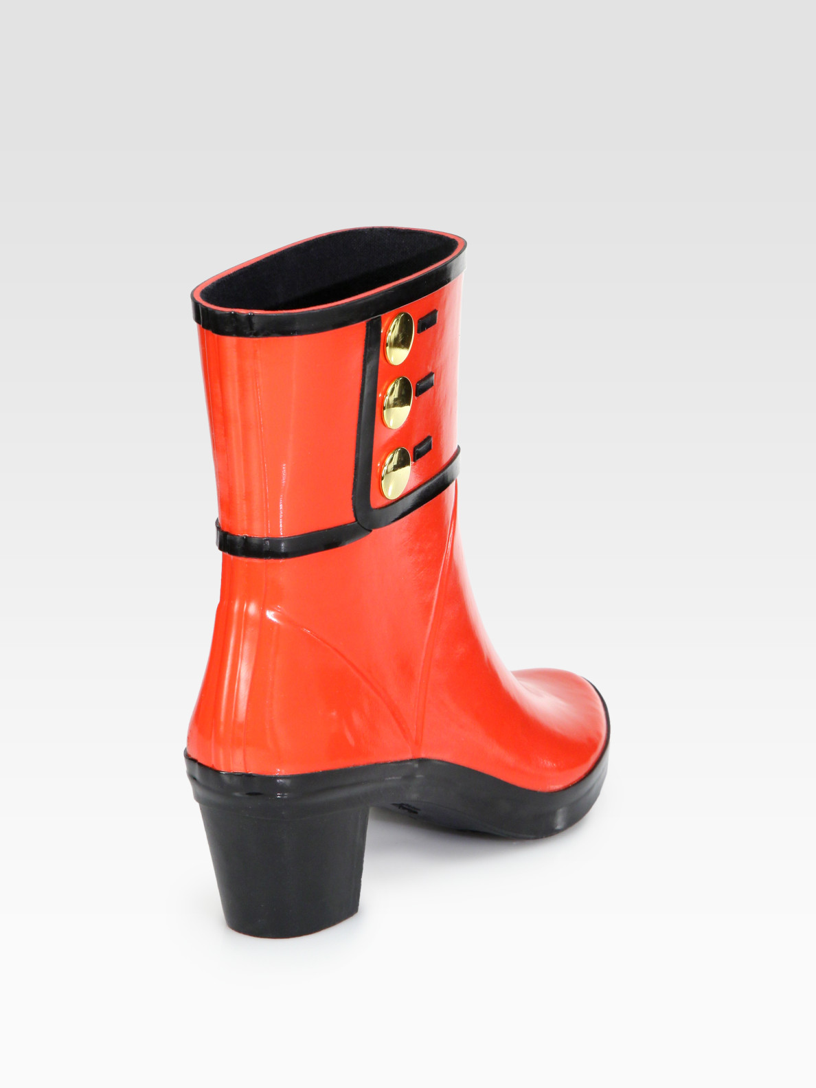 Lyst - Kate Spade Rubber Rain Boots in Red