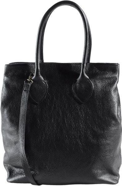 Georges Rech Large Leather Bag in Black (camel) | Lyst