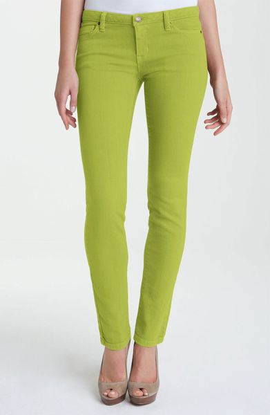 Michael Michael Kors Color Skinny Jeans in Green (fresh lime) | Lyst