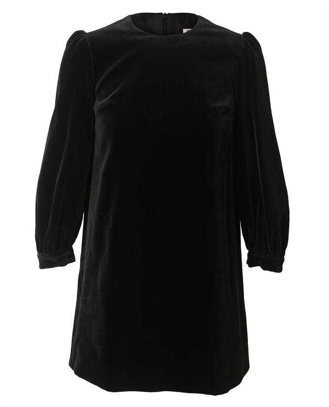 Charles Anastase Velvet Tunic Dress in Black | Lyst