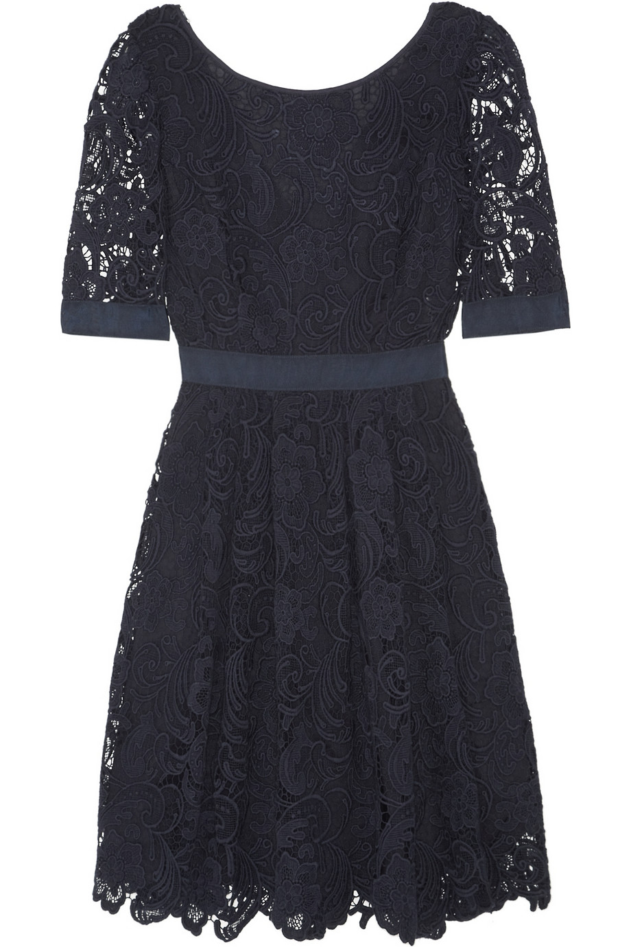 Collette By Collette Dinnigan Cotton-lace Dress in Blue (navy) | Lyst