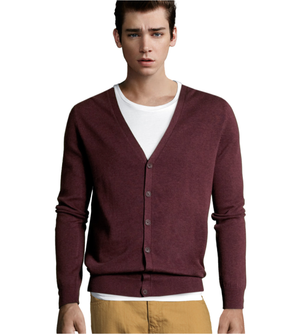 H&m Cardigan in Red for Men | Lyst