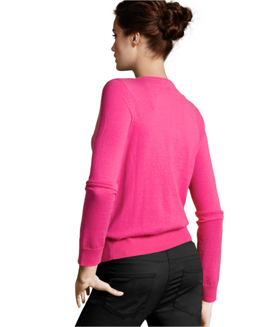  H m  Cardigan  in Pink Lyst