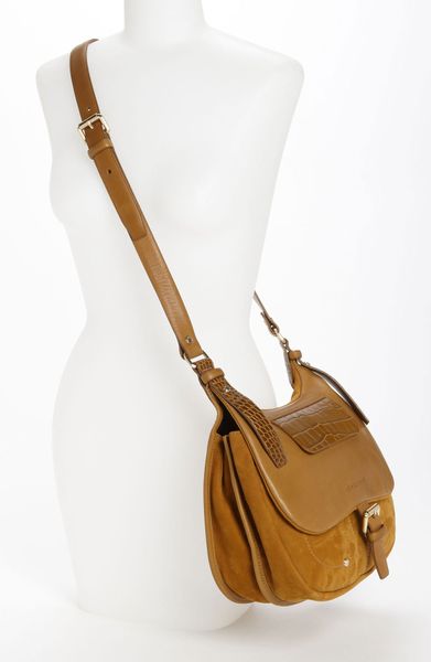 Longchamp Balzane Souple Crossbody Bag in Brown (walnut) | Lyst
