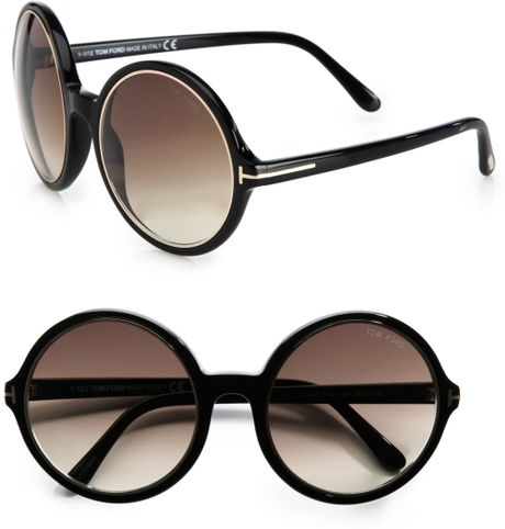 Tom ford round plastic sunglasses #2