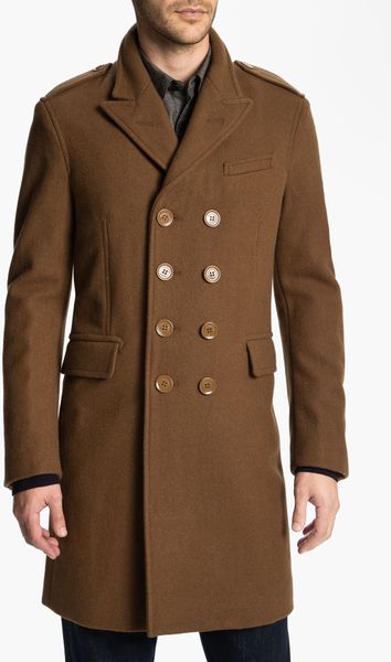 Burberry Brit Brit Wool Blend Trench Coat in Brown for Men (ceylon ...