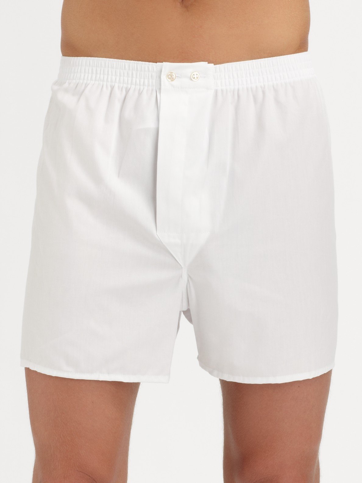 Derek rose Solid Boxer Shorts in White for Men - Save 15% | Lyst