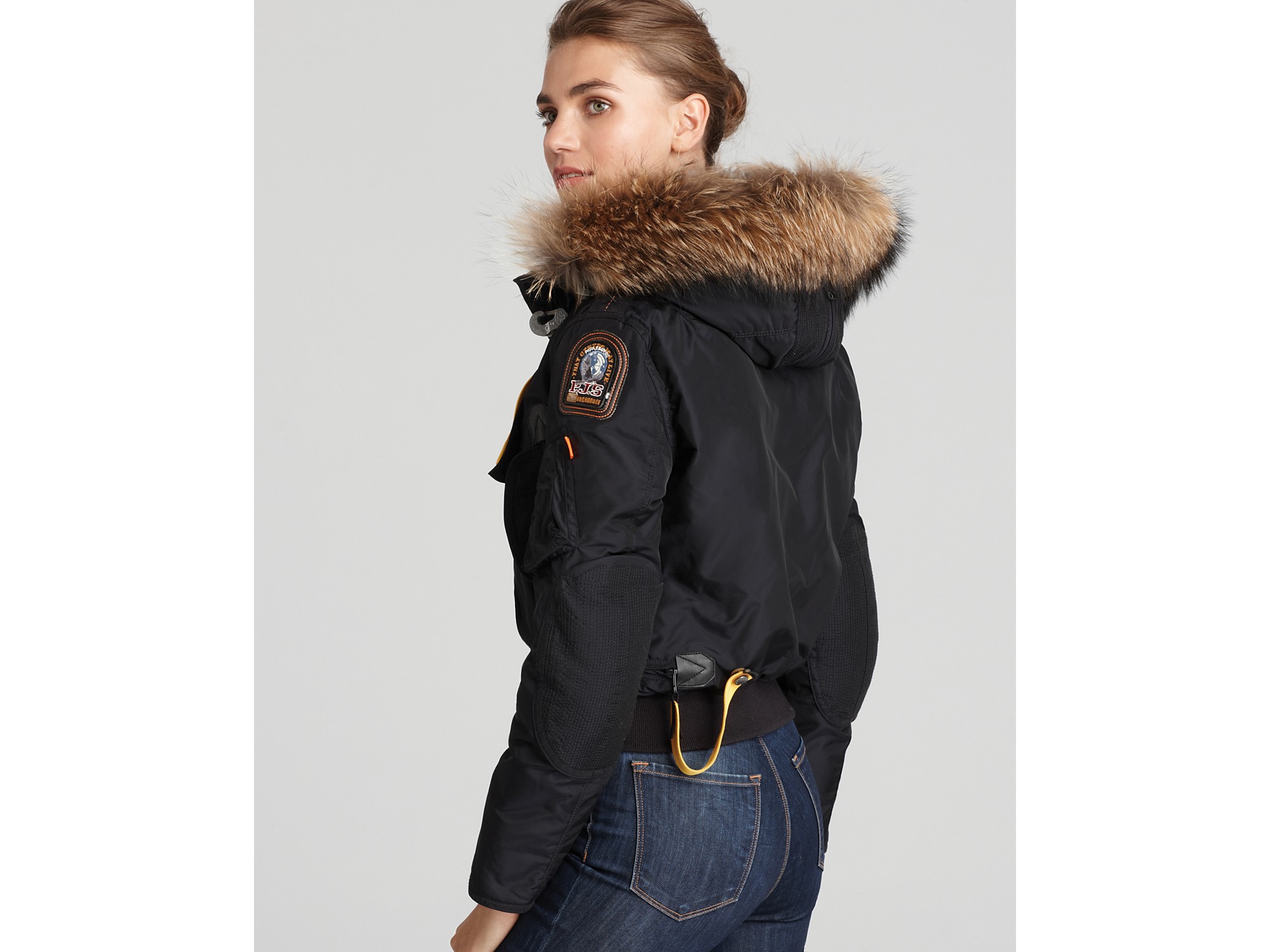 parajumpers gobi hooded bomber jacket