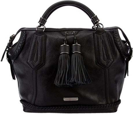 Burberry Brit Tassel Bag in Black | Lyst