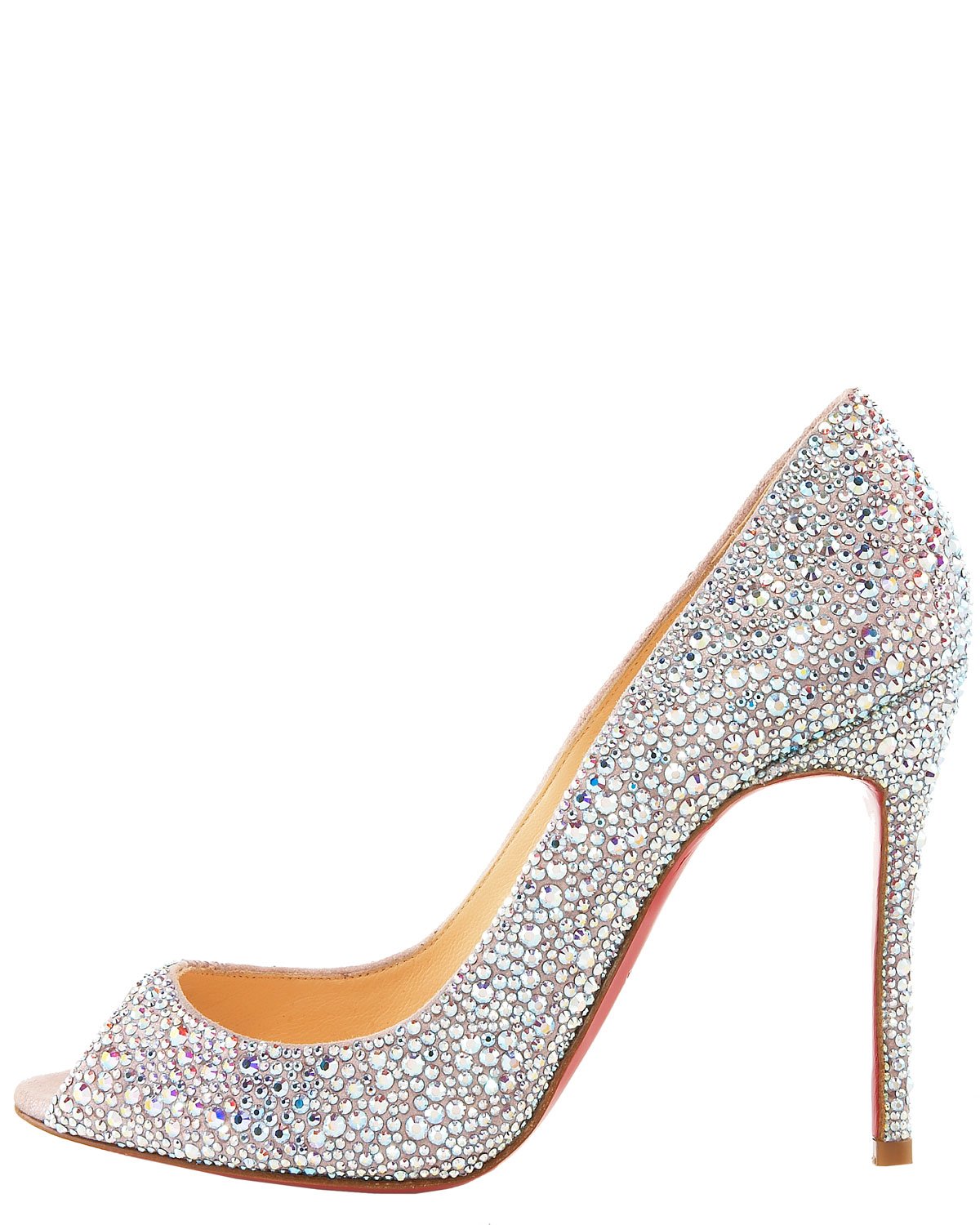 christian louboutin crystal booties