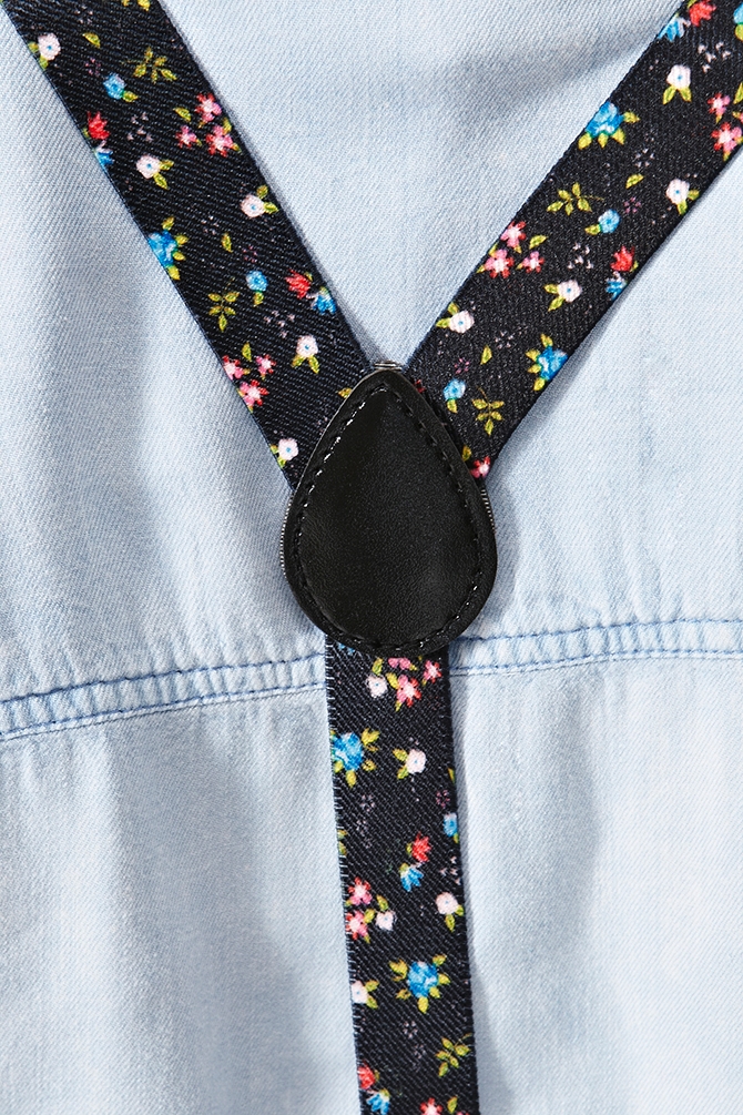 Lyst - Nasty gal Flower Child Suspenders in Black