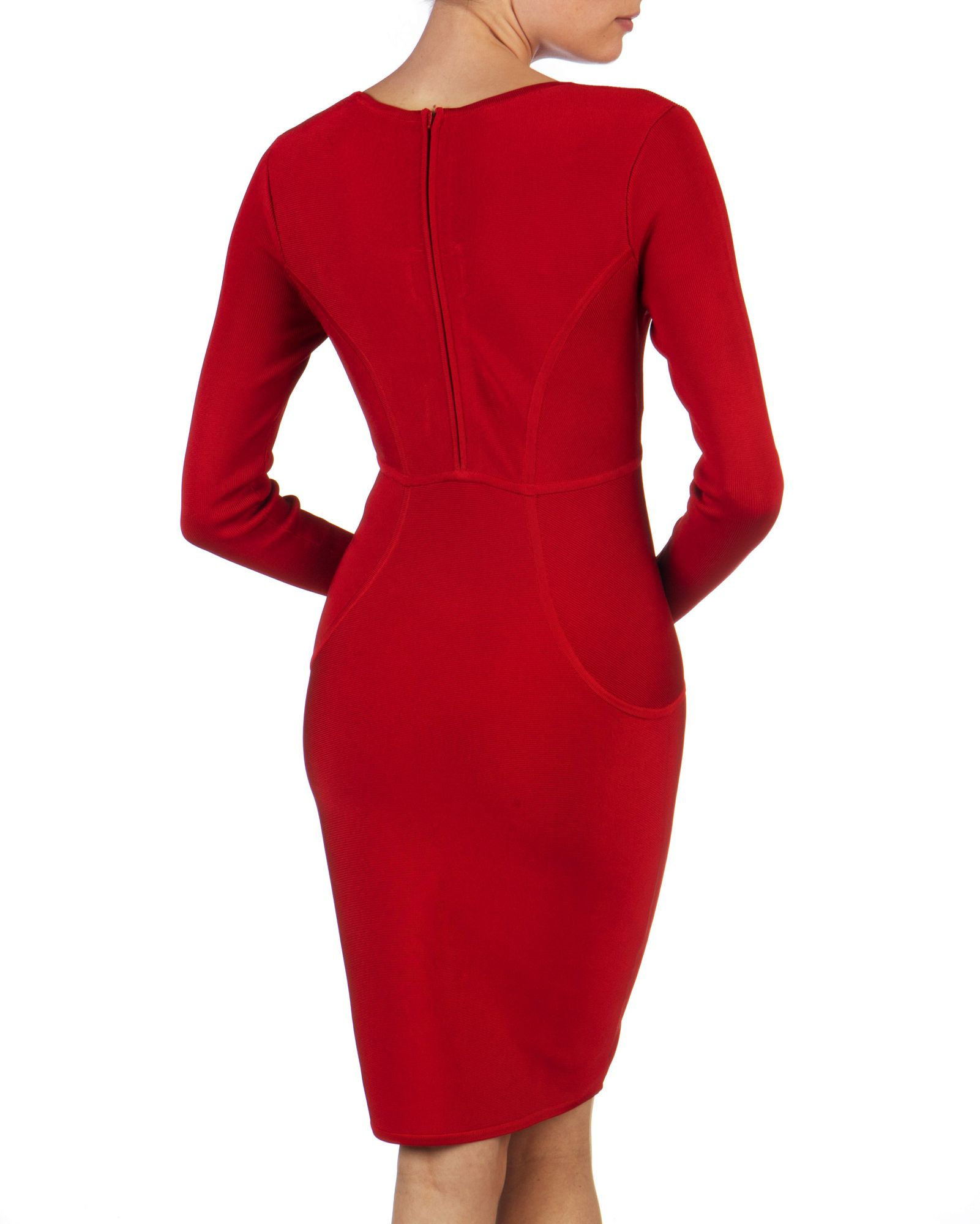 China ted baker red bodycon dress