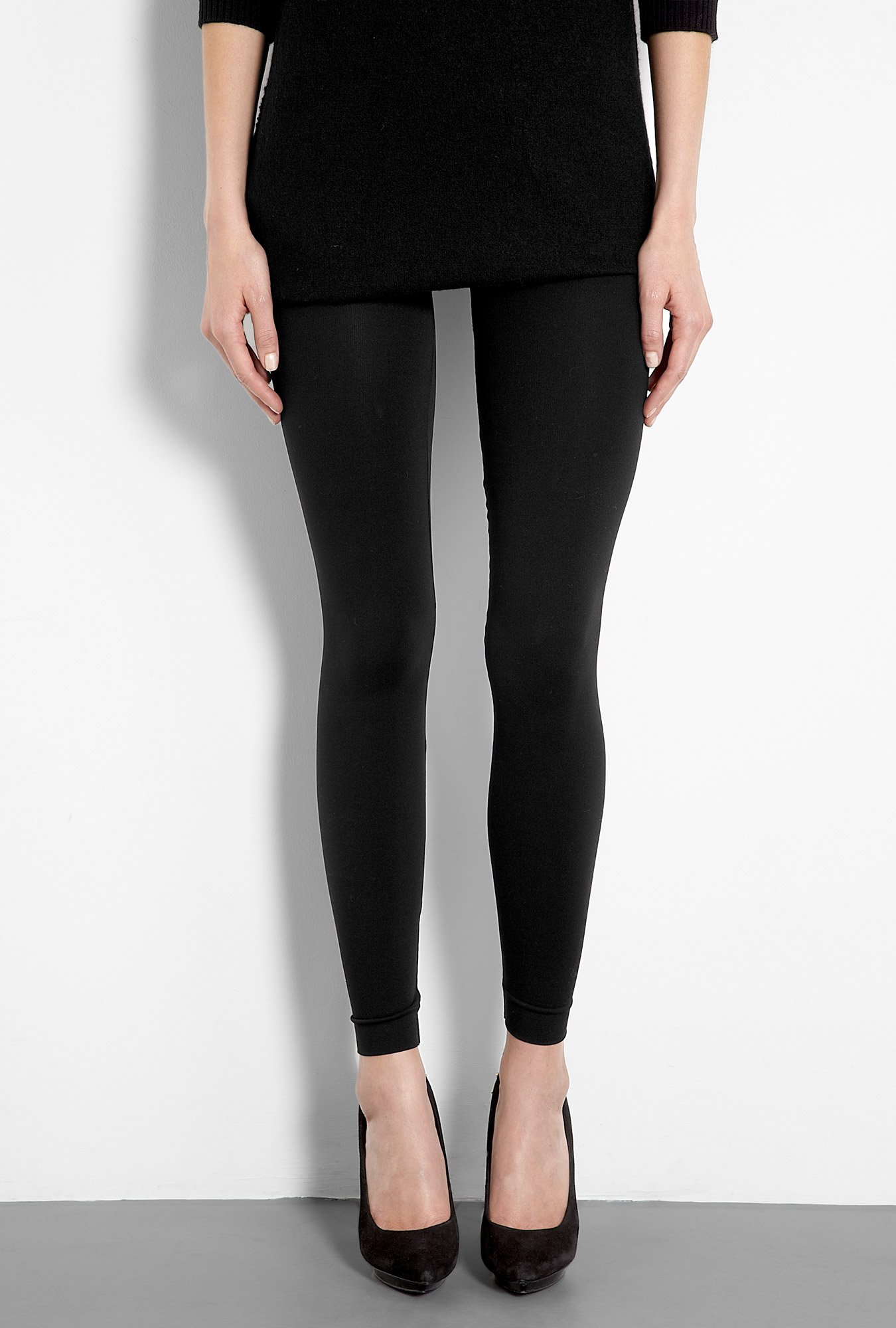 Wolford Velvet 100 Leg Support Leggings in Black | Lyst