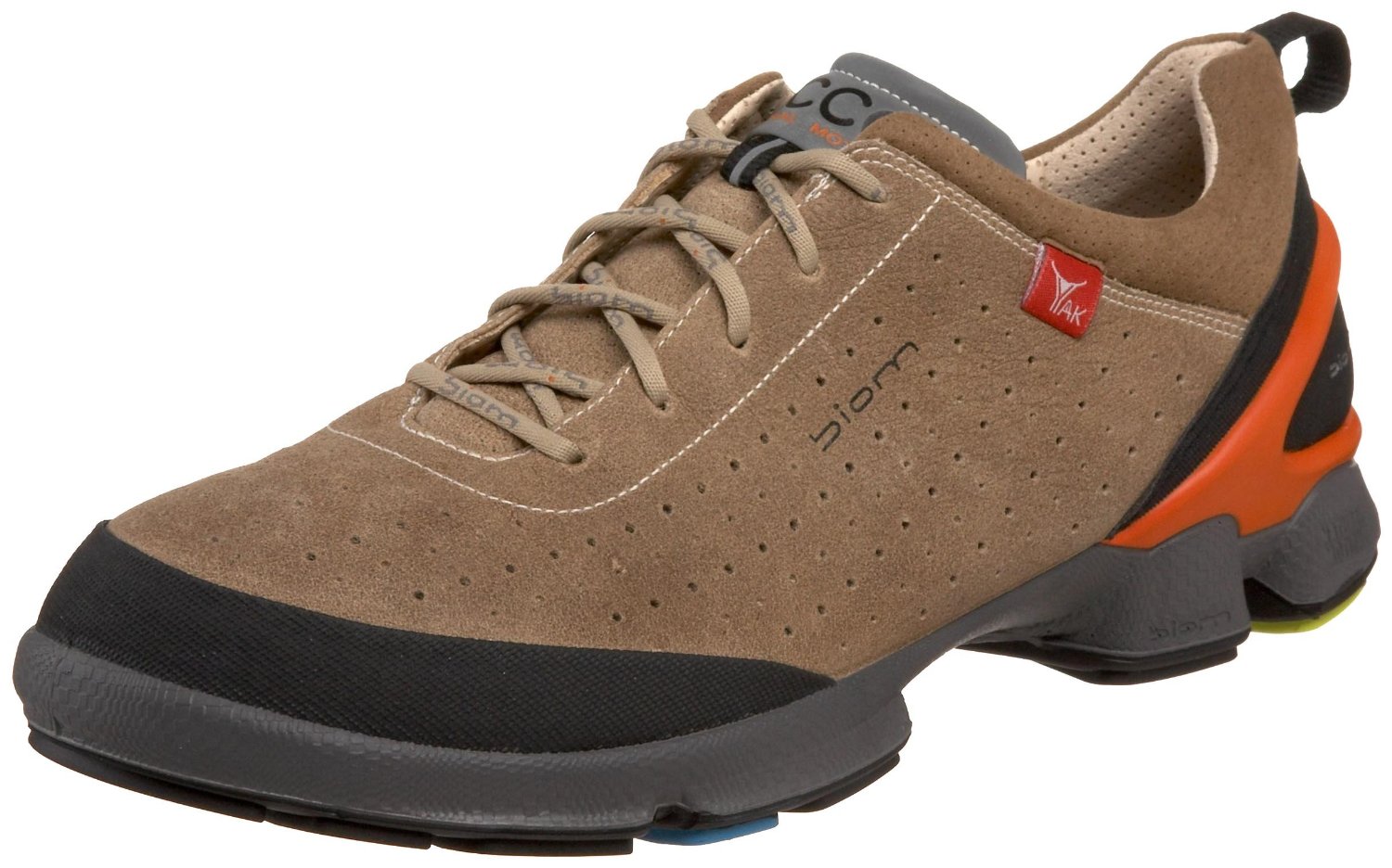 Ecco Biom Walk 11 Walking Shoe in Beige for Men (beige/orange heel) | Lyst