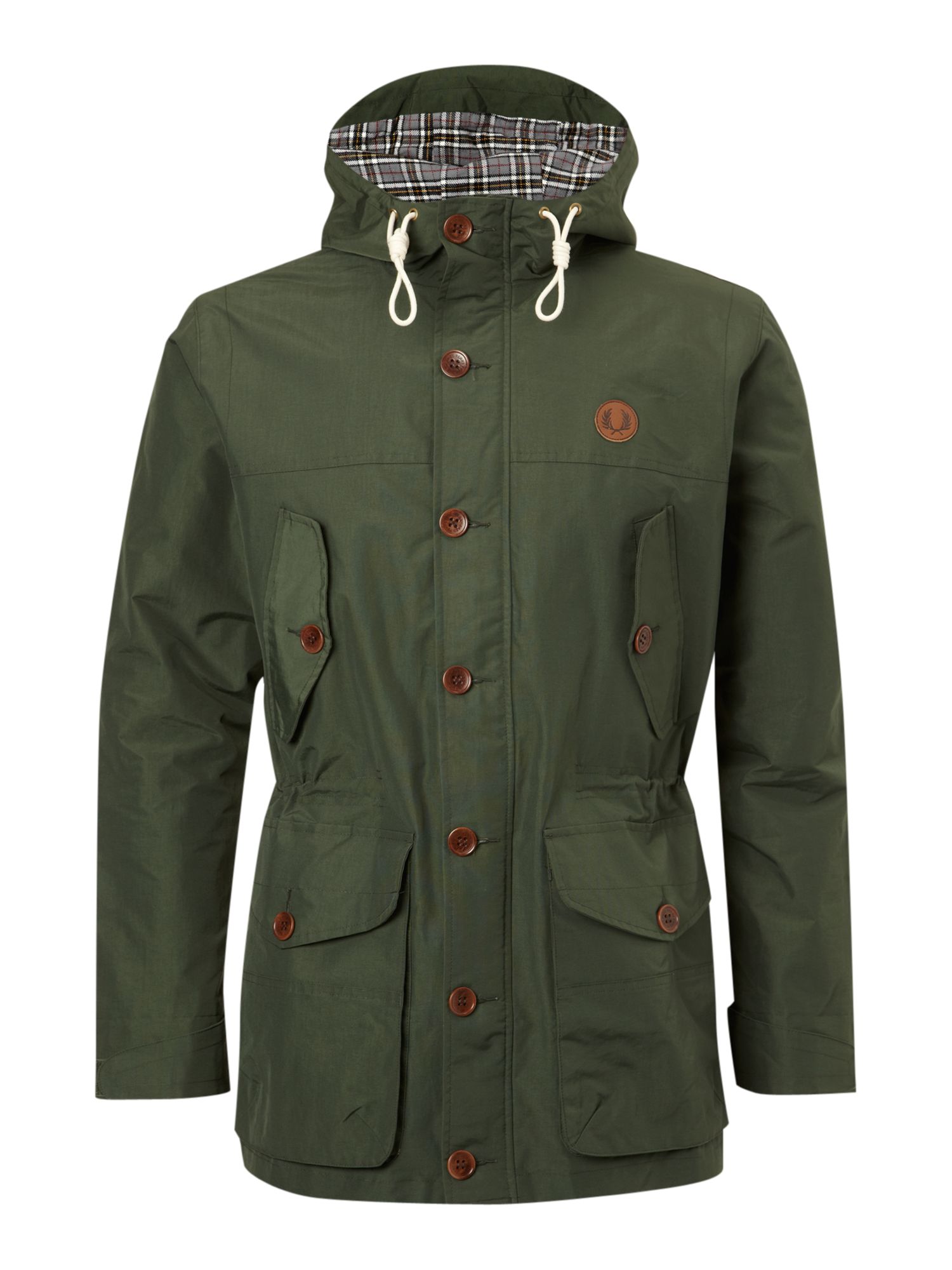 Fred Perry Mountain Parka Jacket in Green for Men (dark green) | Lyst
