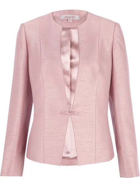 Jacques Vert Iced Pink Occasion Jacket in Pink | Lyst
