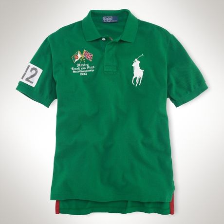 Polo Ralph Lauren Classic Crossedflags Big Pony in Green for Men ...
