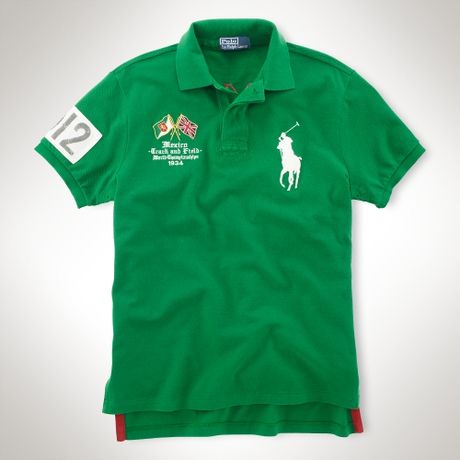 Polo Ralph Lauren Custom Crossedflags Big Pony in Green for Men ...