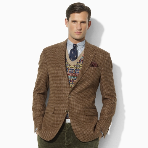 Lyst - Polo Ralph Lauren Polo Houndstooth Sport Coat in Brown for Men