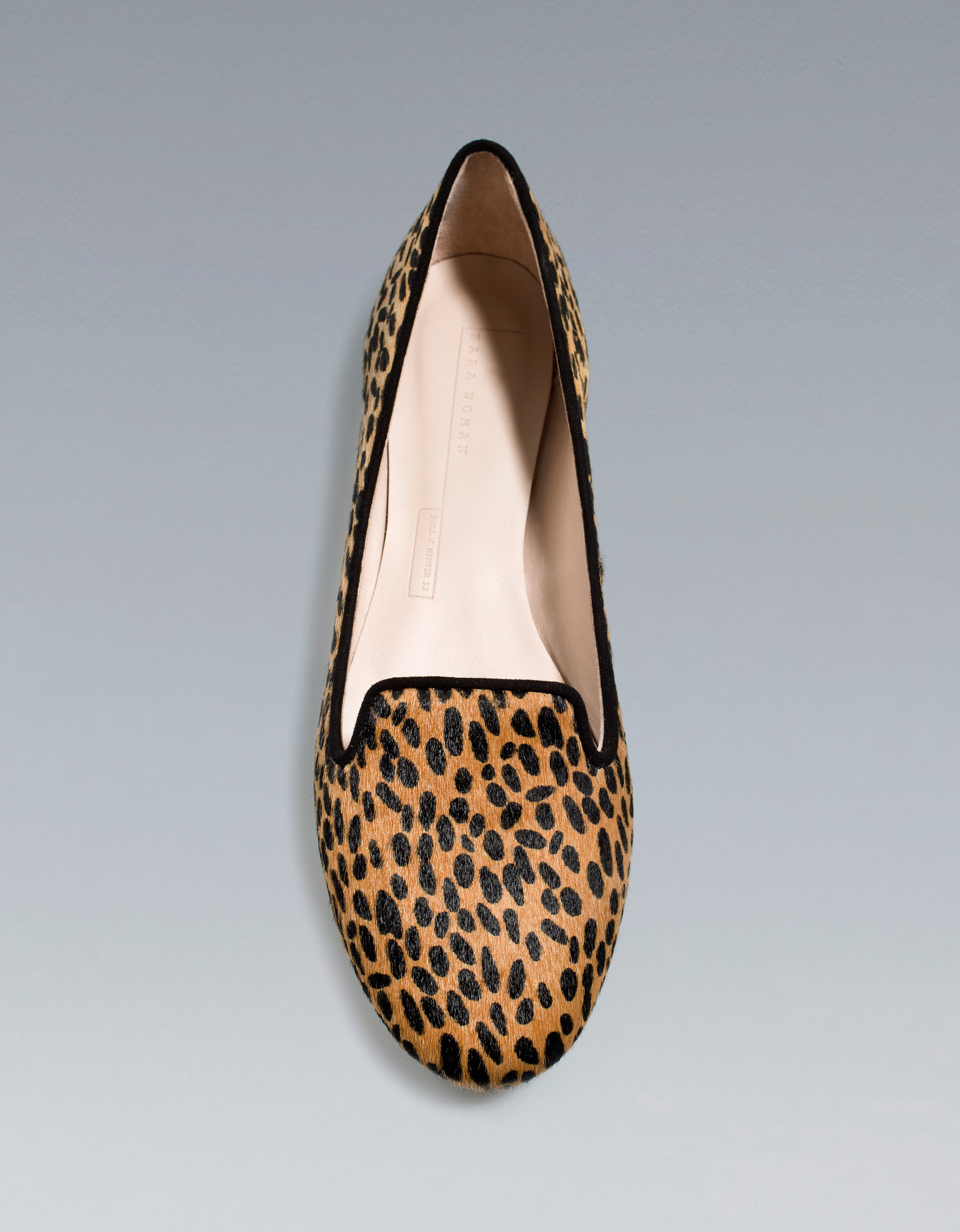 Zara Leopard Slipper in Natural | Lyst