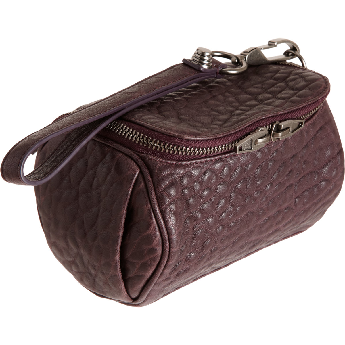 Alexander Fumo Makeup Pouch In Brown Lyst Gallery