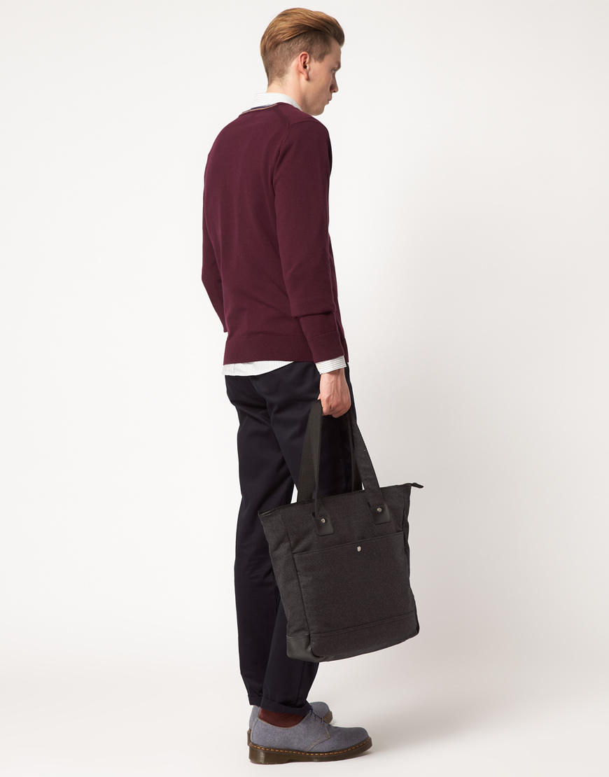 Lyst - Fred Perry Tote Bag in Gray for Men