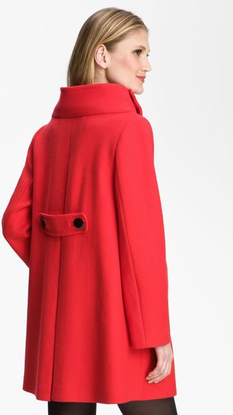 Kate Spade Suzette Coat in Red (lacquer red) | Lyst