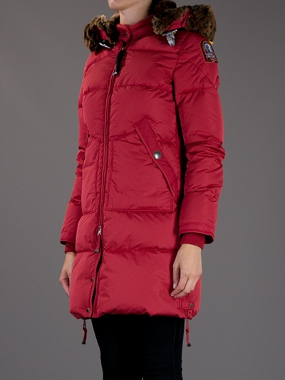 parajumpers long bear coat red parajumpers long bear coat red
