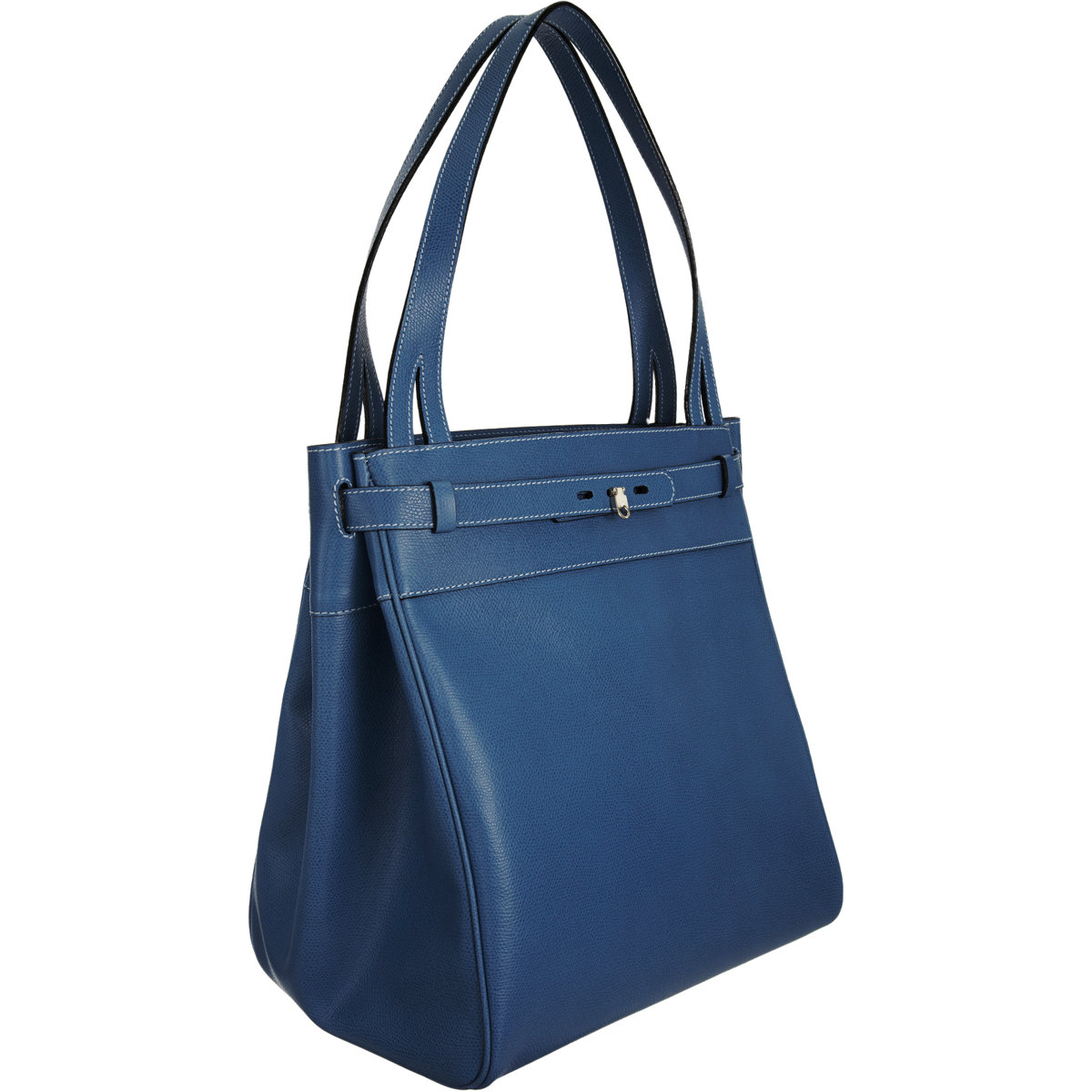 Valextra Large Bcube Tote in Blue | Lyst
