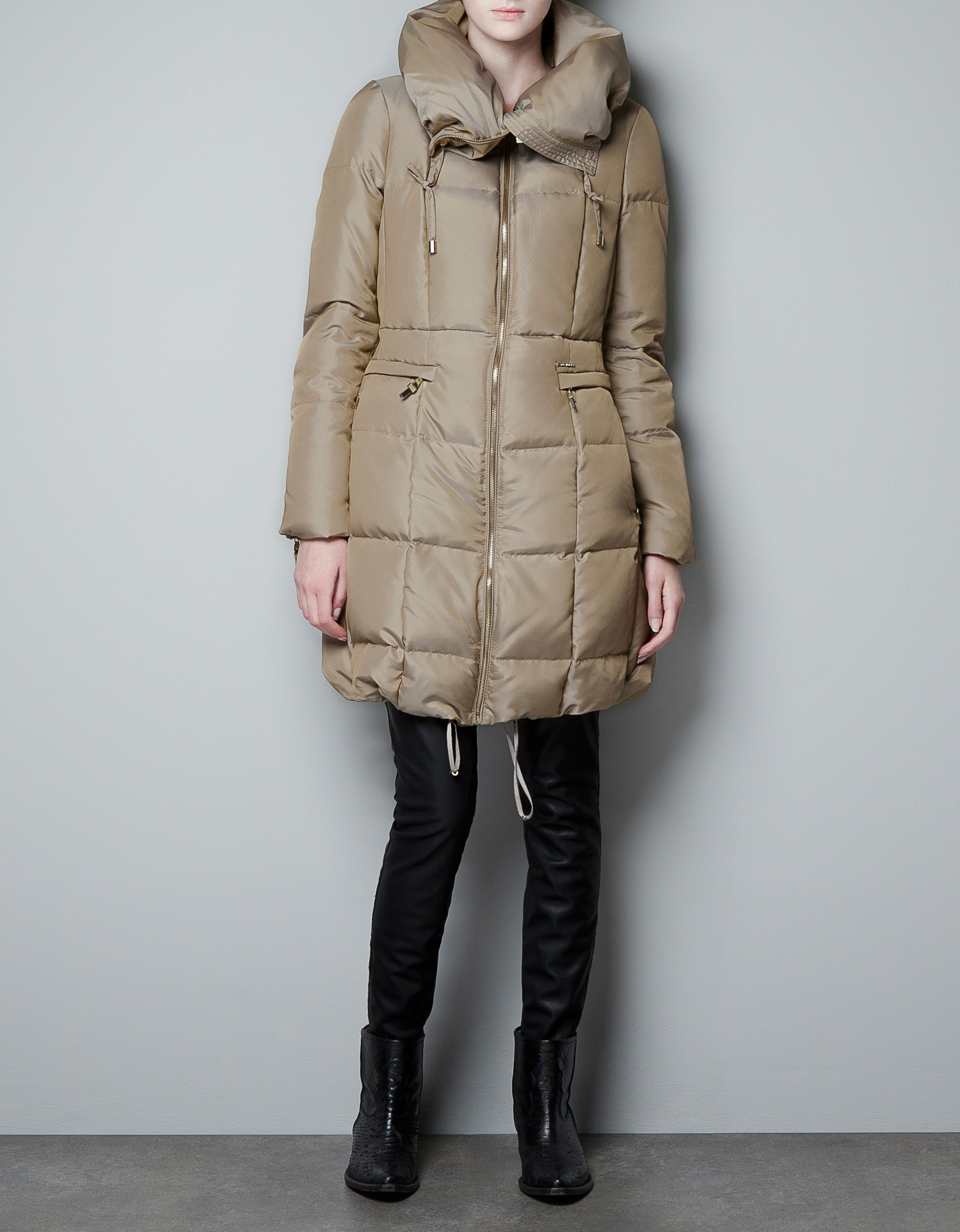 Zara woman down Jacket пуховик