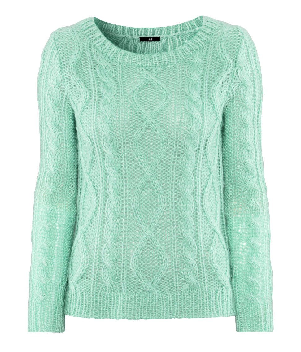 Lyst - H&M Jumper in Green