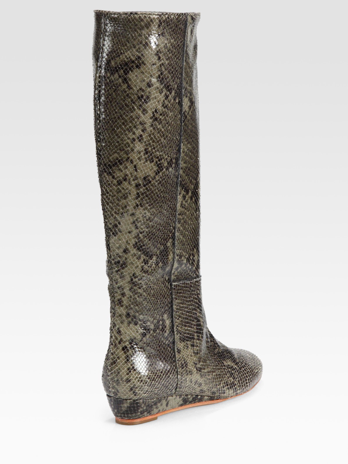 knee high boots snake